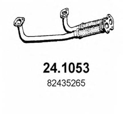 ASSO 241053 Труба вихлопного газу