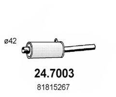 ASSO 247003 Глушник вихлопних газів кінцевий