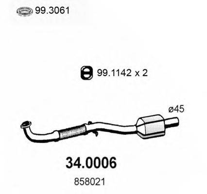 ASSO 340006 Каталізатор