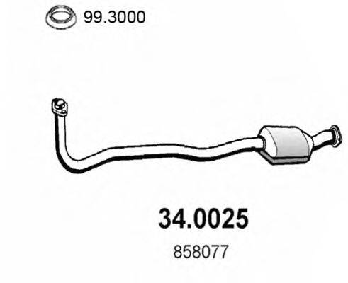 OPEL R1620007 Каталізатор