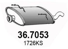 ASSO 367053 Глушник вихлопних газів кінцевий