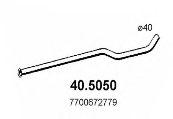 ASSO 405050 Труба вихлопного газу