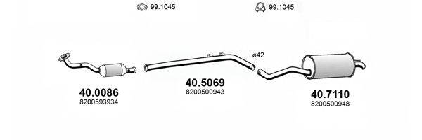 ASSO ART4405 Система випуску ОГ