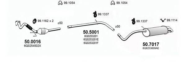 ASSO ART3730 Система випуску ОГ