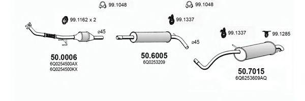 ASSO ART2952 Система випуску ОГ