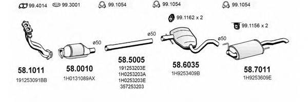 ASSO ART2707 Система випуску ОГ