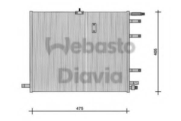 WEBASTO 82D0225070A Конденсатор, кондиціонер