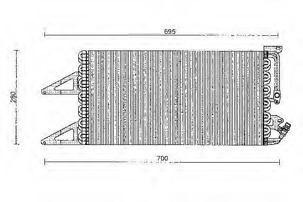 WEBASTO 82D0225103A Конденсатор, кондиціонер