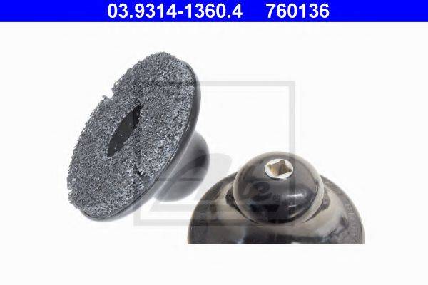 ATE 760136 Набір інструментів для чищення маточини колеса