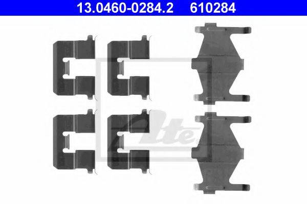 ATE 13046002842 Комплектуючі, колодки дискового гальма