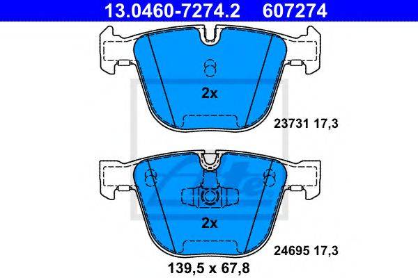 BMW 34216775342 Комплект гальмівних колодок, дискове гальмо