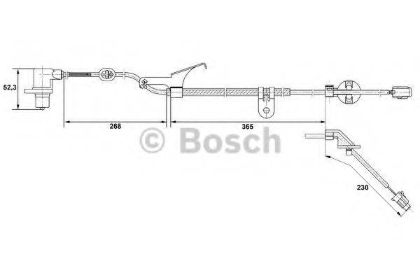 BOSCH 0265006675 Датчик, частота обертання колеса