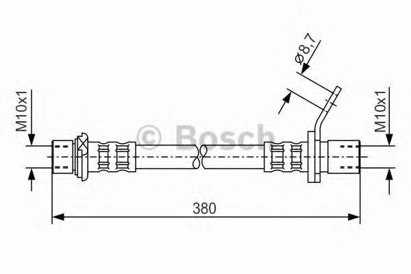 BENDIX 172864B Гальмівний шланг