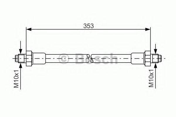 BOSCH 1987476352 Гальмівний шланг