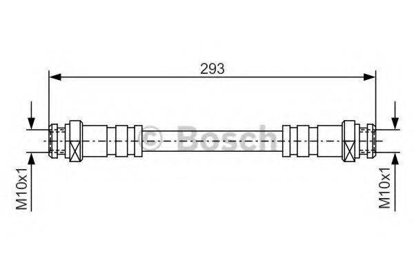 MAZDA G03143810B Гальмівний шланг