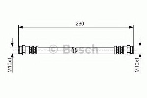 BOSCH 1987481194 Гальмівний шланг