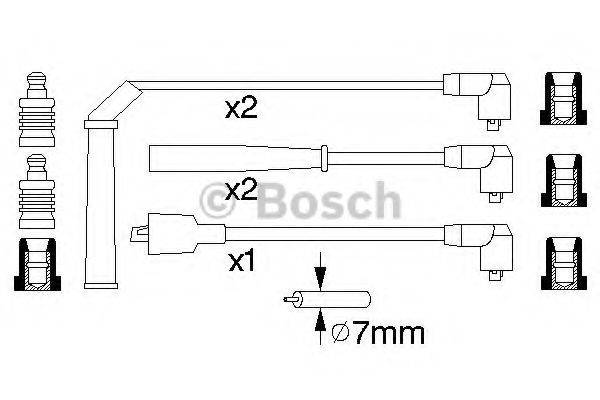 NISSAN B245094M27 Комплект дротів запалювання