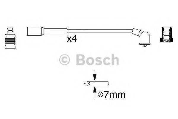 BOSCH 0986356942 Комплект дротів запалювання