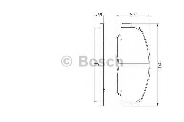 DAIHATSU 449187617000 Комплект гальмівних колодок, дискове гальмо