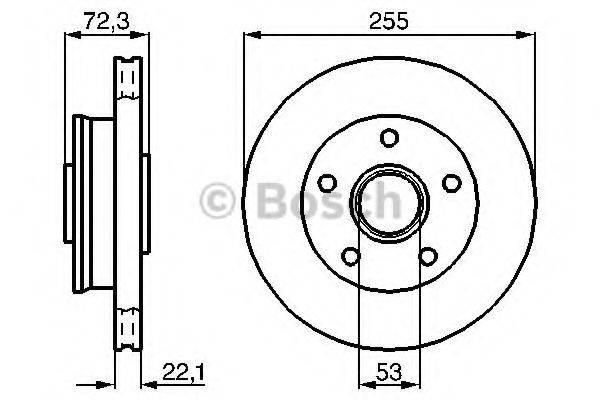 MAZDA HE253325X гальмівний диск