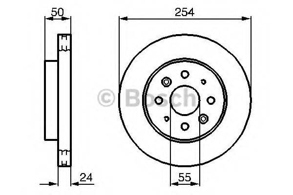 BOSCH 0986479231 гальмівний диск