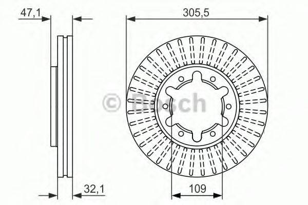 QUINTON HAZELL BDC5028 гальмівний диск