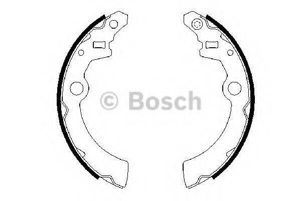 BOSCH 0986487682 Комплект гальмівних колодок