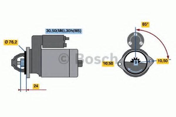 BOSCH 0001218136 Стартер