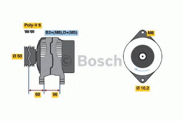 BOSCH 0124415008 Генератор