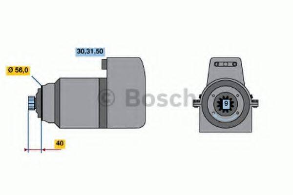 BOSCH 0986011440 Стартер