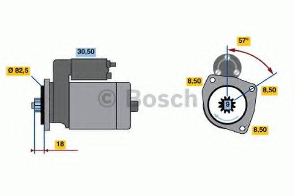 BOSCH 1265 Стартер