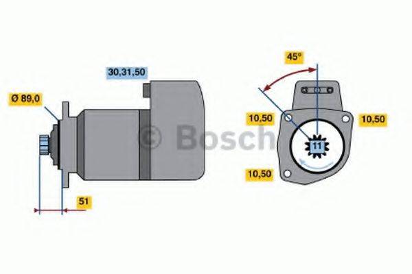 KHD D2R 24X6 H7622 Стартер