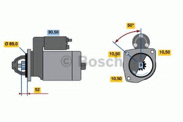 BOSCH 0986012780 Стартер