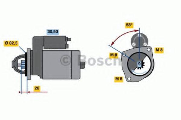 BOSCH 0986017220 Стартер