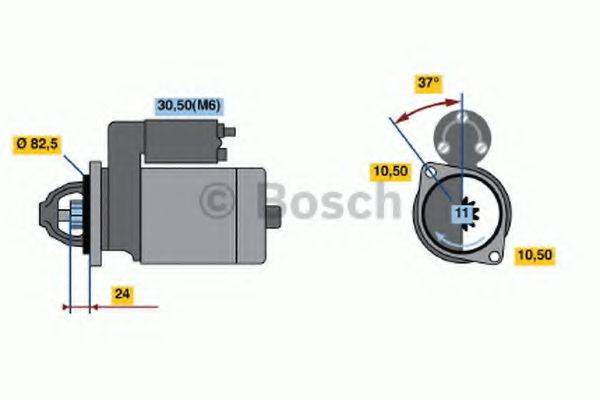 BOSCH 0986019860 Стартер