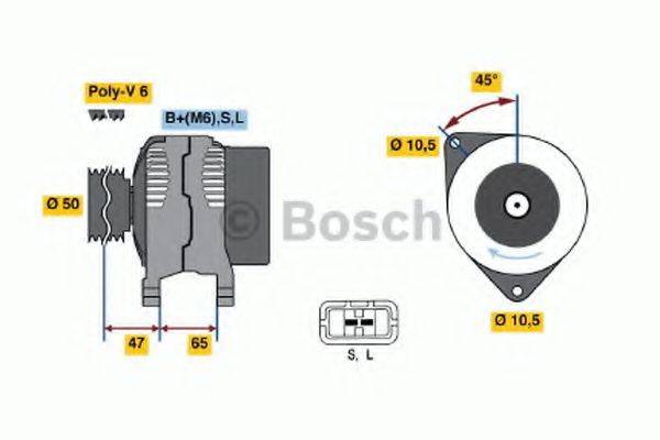 BOSCH 0123115010 Генератор