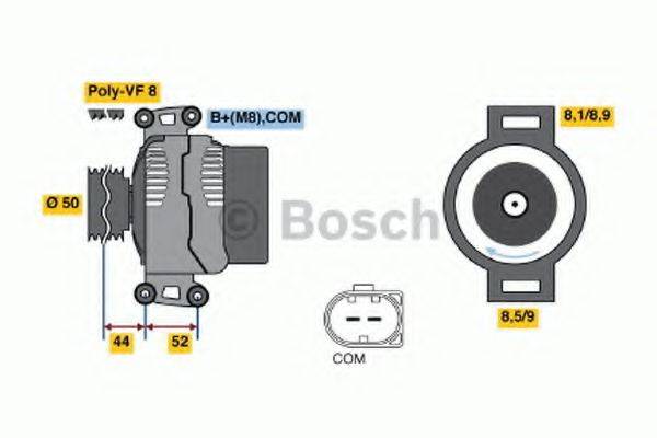 BOSCH 0986047810 Генератор