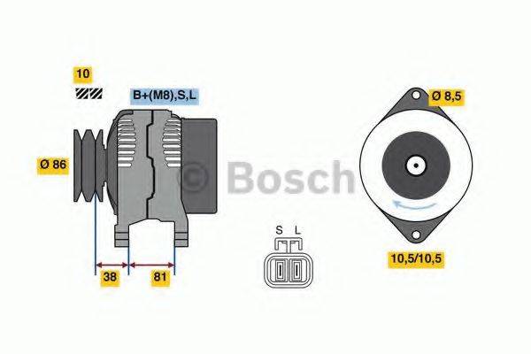 BOSCH 8074 Генератор