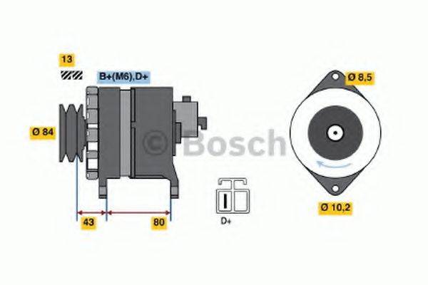 BOSCH 9120334626 Генератор