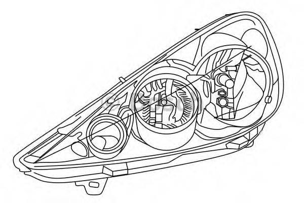 BOSCH 0318162213 Основна фара