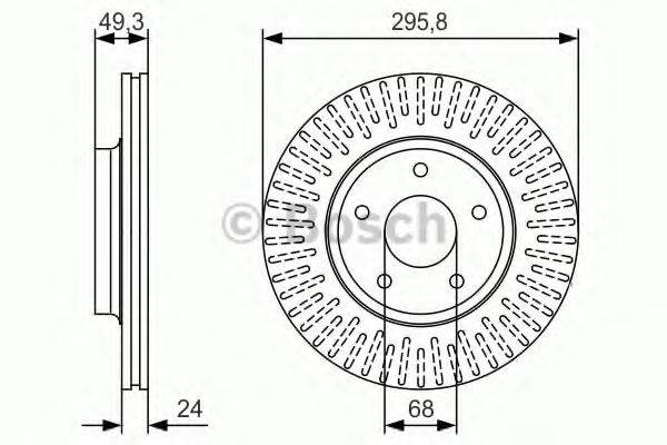 NISSAN 40206-3Z600 гальмівний диск