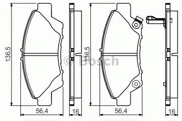 HONDA 45022-TK6-A00 Комплект гальмівних колодок, дискове гальмо