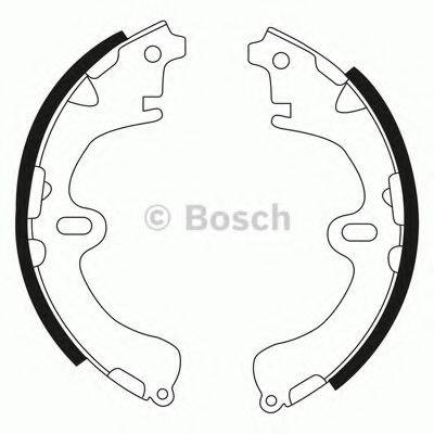 BOSCH 0986BB3550 Комплект гальмівних колодок