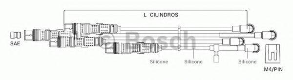 VW 026 905 409 A Комплект дротів запалювання