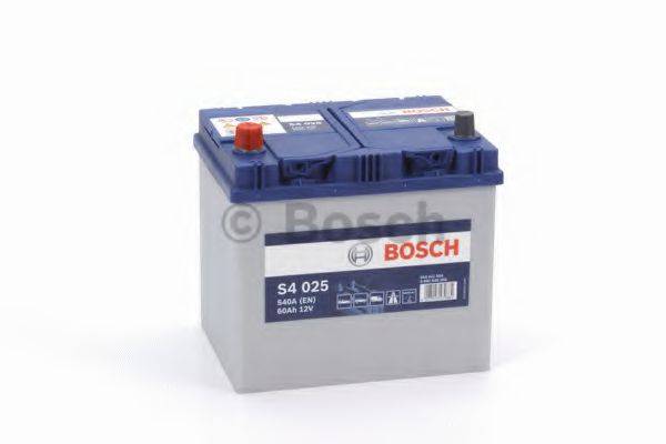 BOSCH S4 025 Стартерна акумуляторна батарея; Стартерна акумуляторна батарея