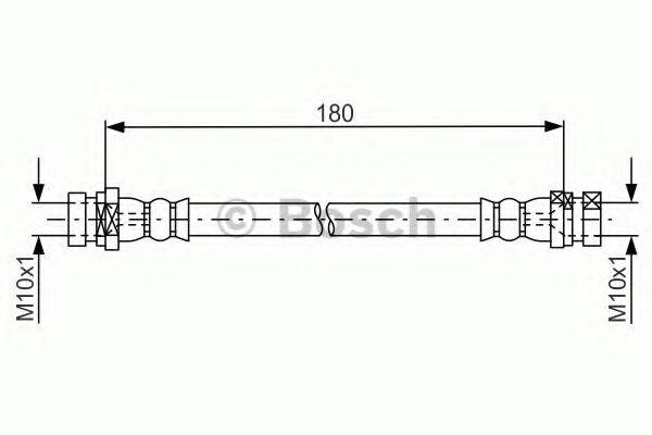 BOSCH 1987481681 Гальмівний шланг