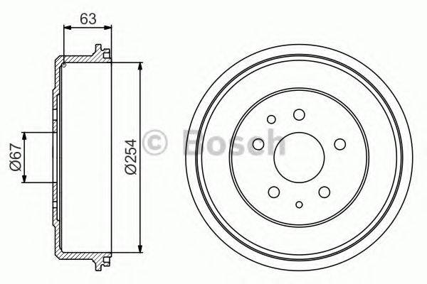 BENDIX 329076B Гальмівний барабан