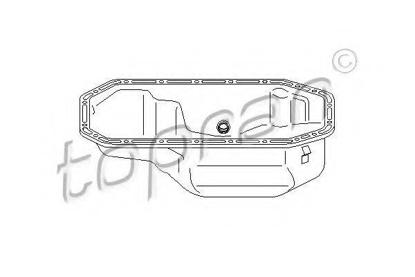 TOPRAN 100547 Масляний піддон