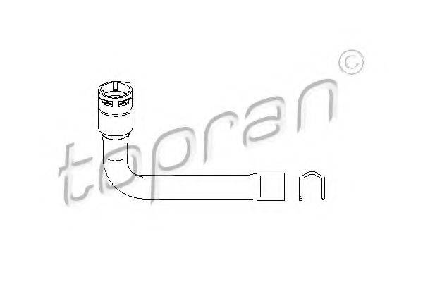 TOPRAN 111975 Шланг радіатора
