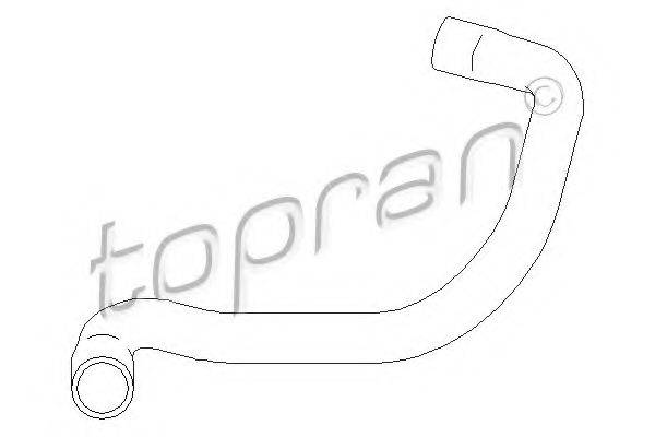 TOPRAN 401965 Шланг радіатора